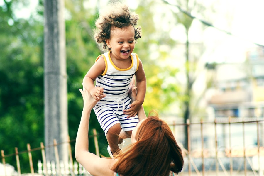A parent and child protected by life insurance